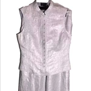 GIORGIO ARMANI A MILANO Silk Pants Suit Size 38/42